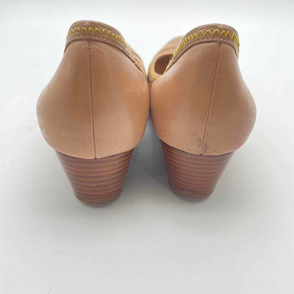 Cole Haan Nike Air Beige Leather Wedge Heel Comfo… - image 2