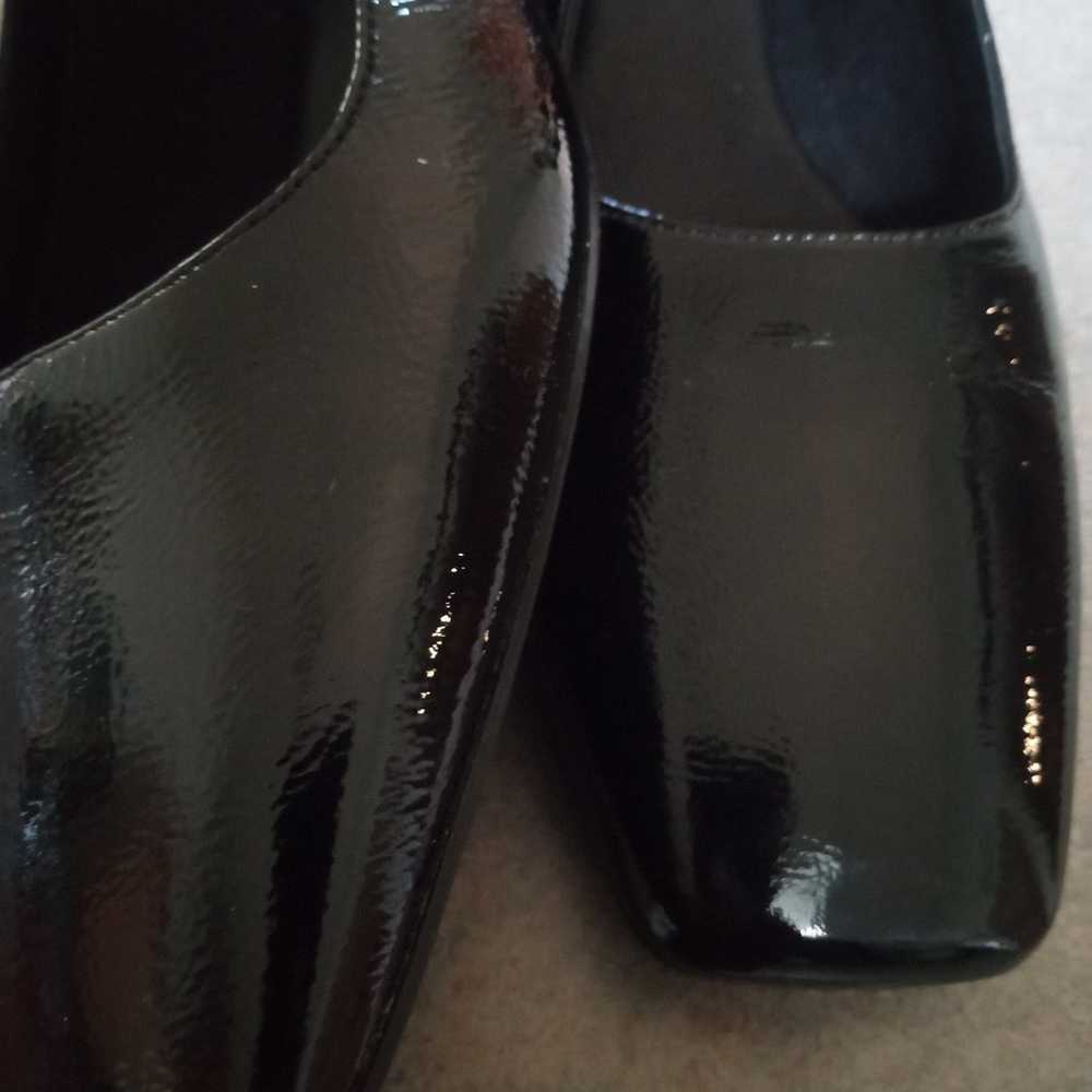 vagabond shoes sz. 40 black patent leather - image 4