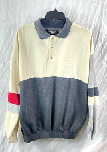 Christian Dior Men Gray Polo Sweatshirt XL