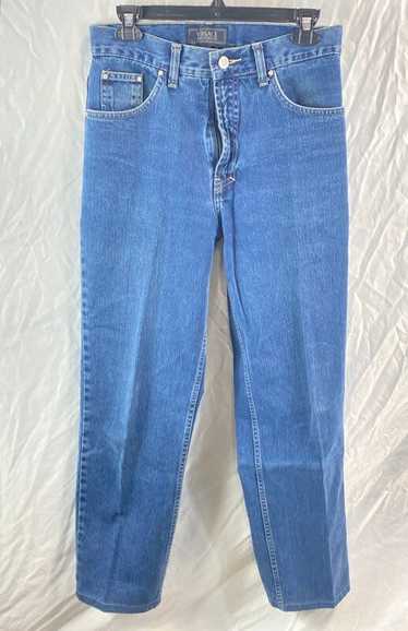 Versace Jeans Signature Blue Straight Leg Jeans Sz