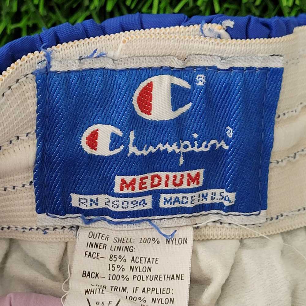 Champion Vintage Champion Windbreaker Pants S/M B… - image 3