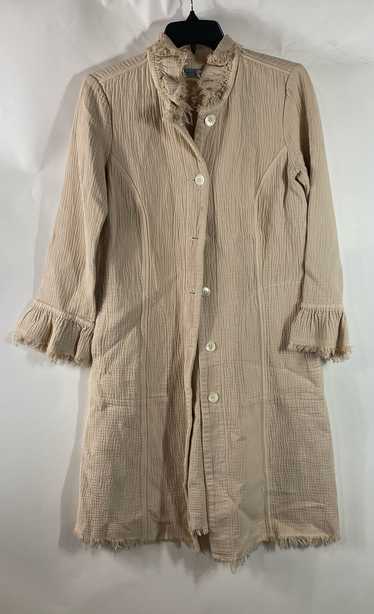 Raquel Allegra Beige Coat - Size 1