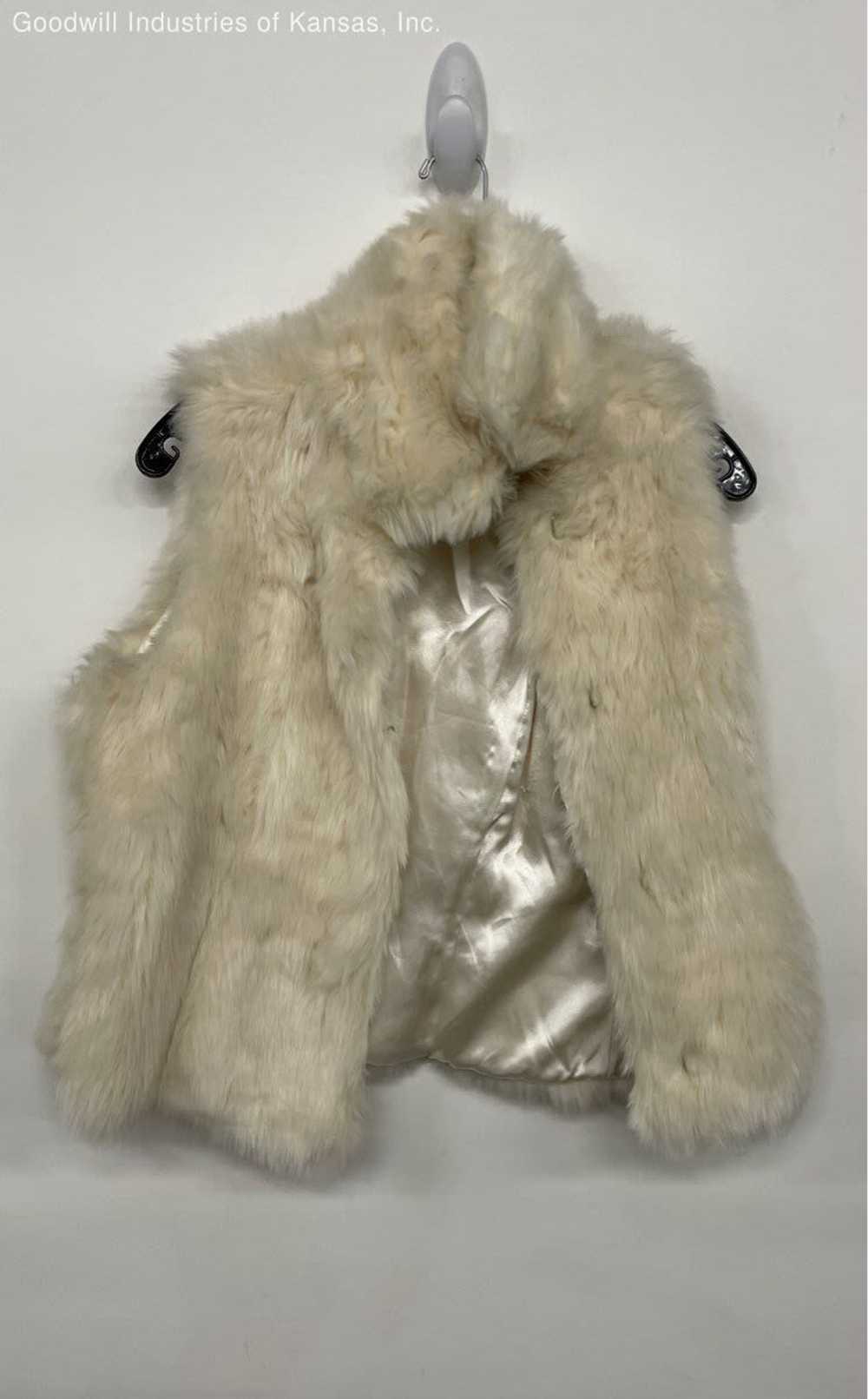 Baguda Ivory Faux Fur Vest Casual Dress - Size M - image 1