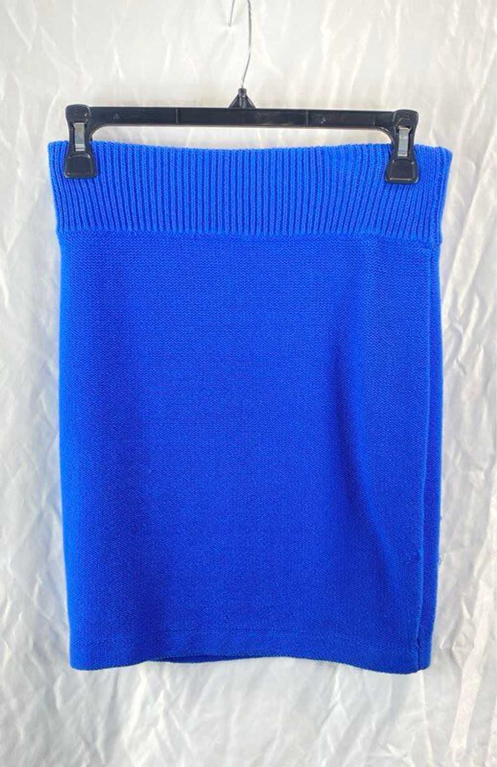 T Alexander Wang Blue Knit Mini Skirt XS - image 1