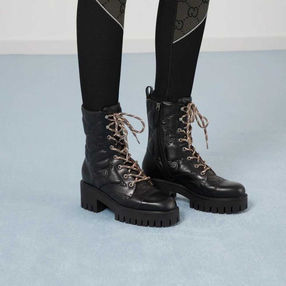 Gucci Leather boots - image 4