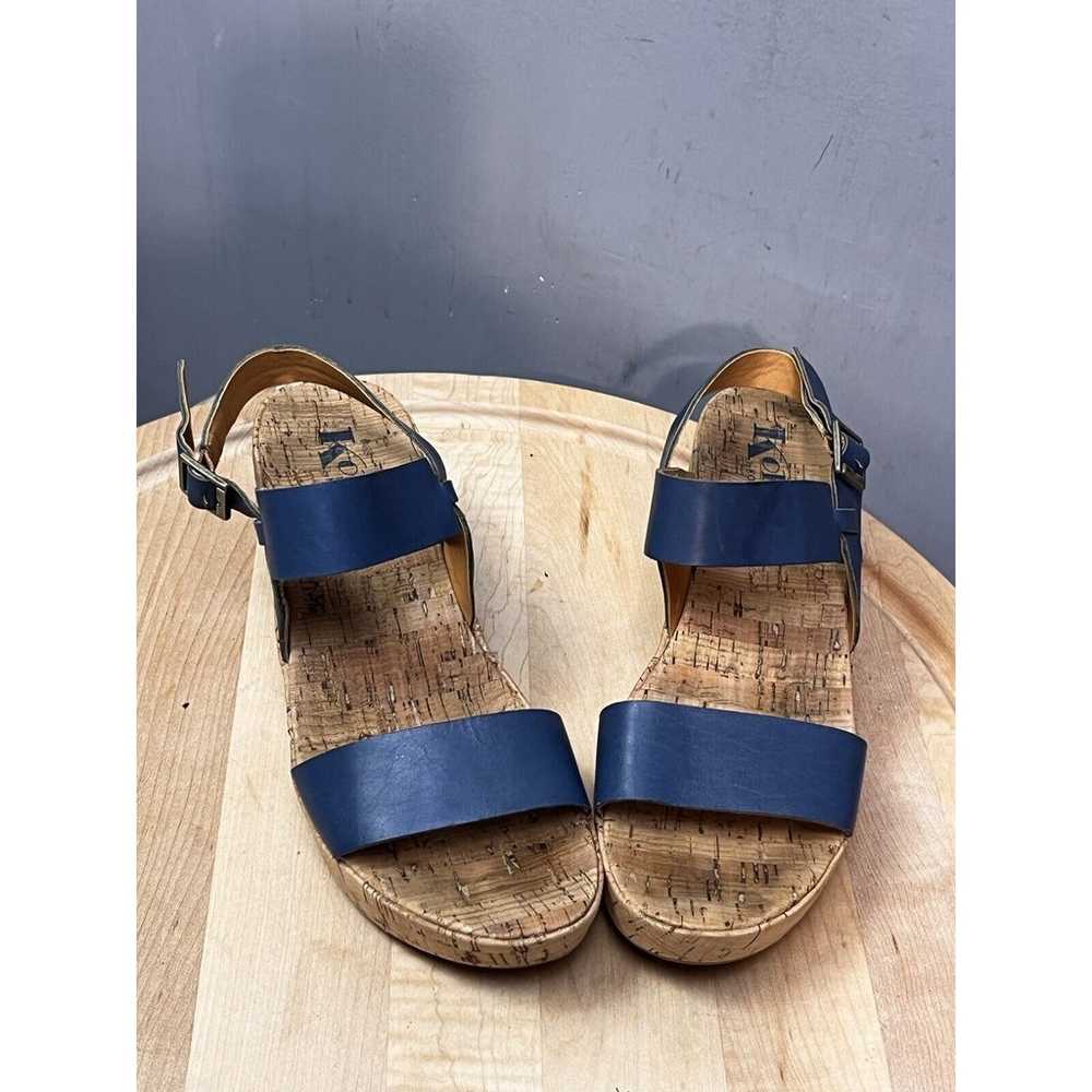 Kork Ease Sandal Womens 8 Blue Adjustable Leather… - image 2