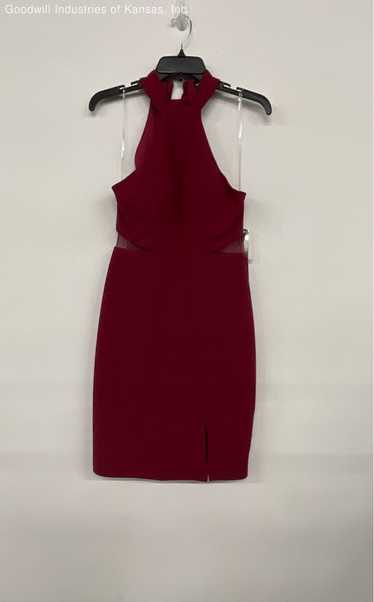 My Michelle Red Cut Out Halter Dress - Size 9