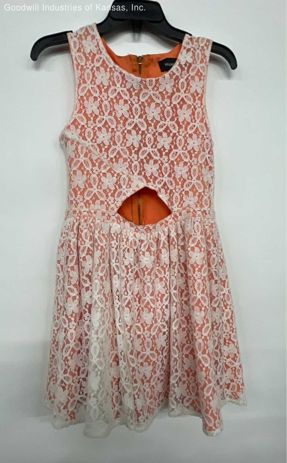 MinkPink Orange/White Lace Dress - Size S - image 5