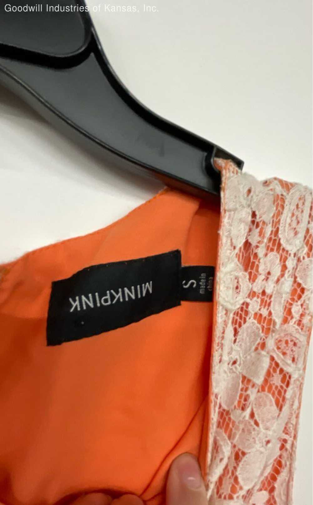 MinkPink Orange/White Lace Dress - Size S - image 6