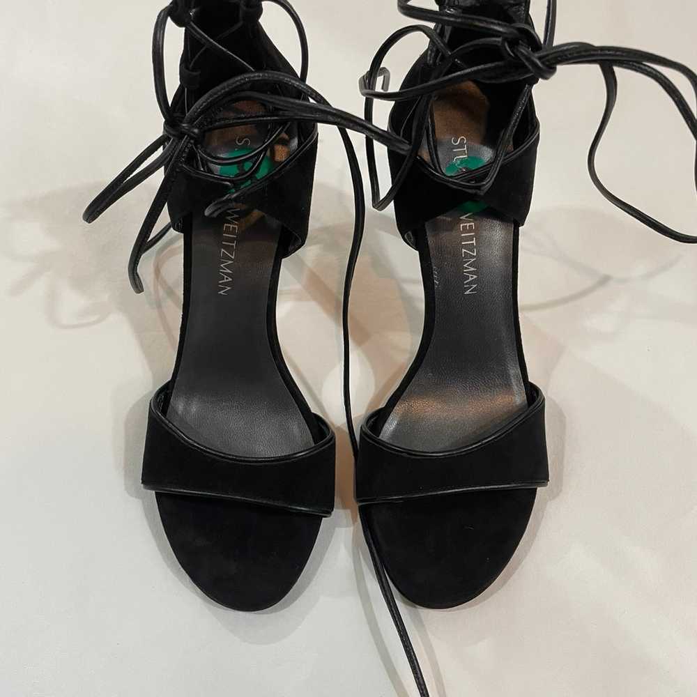 WOMENS STUART WEITZMAN BLACK HIGHHEELS STRAPPY SA… - image 1