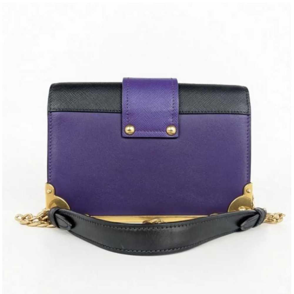 Prada Cahier leather crossbody bag - image 3