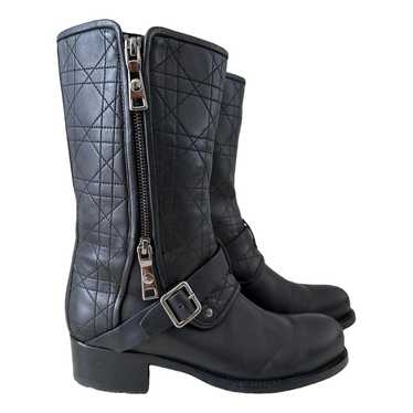 Dior Leather biker boots - image 1