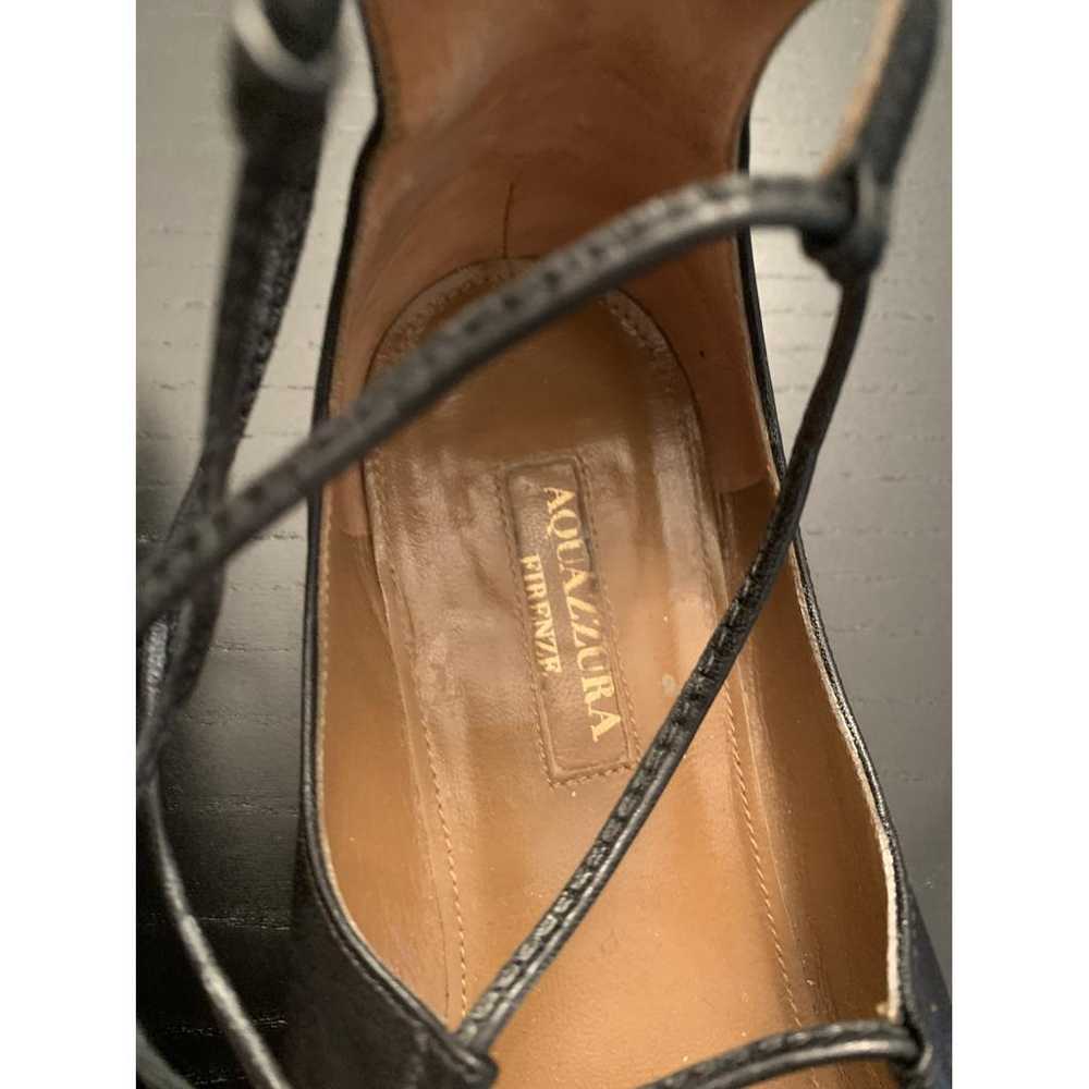 Aquazzura Christy leather ballet flats - image 2