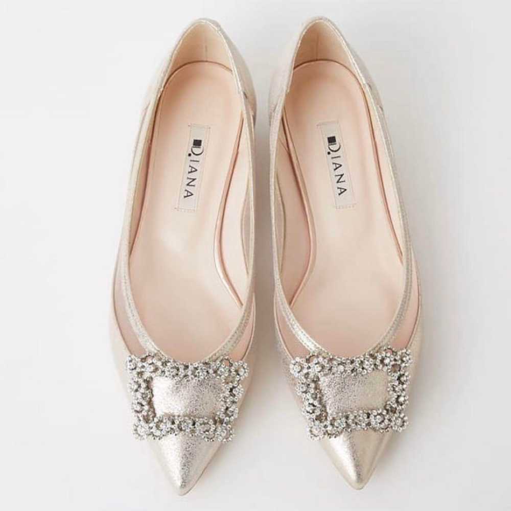 Diana Bijou Buckle Pumps Pink Gold 23cm - image 1