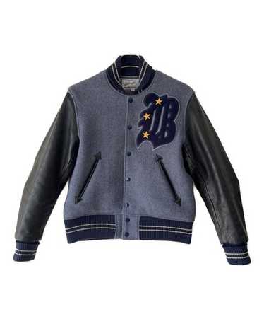 ジャケット・アウター 80s usmade Sleeve leather stadium jumper Kansai Yamamoto 80s Staff Leather Sleeve Stadium Jacket – HUIBEN