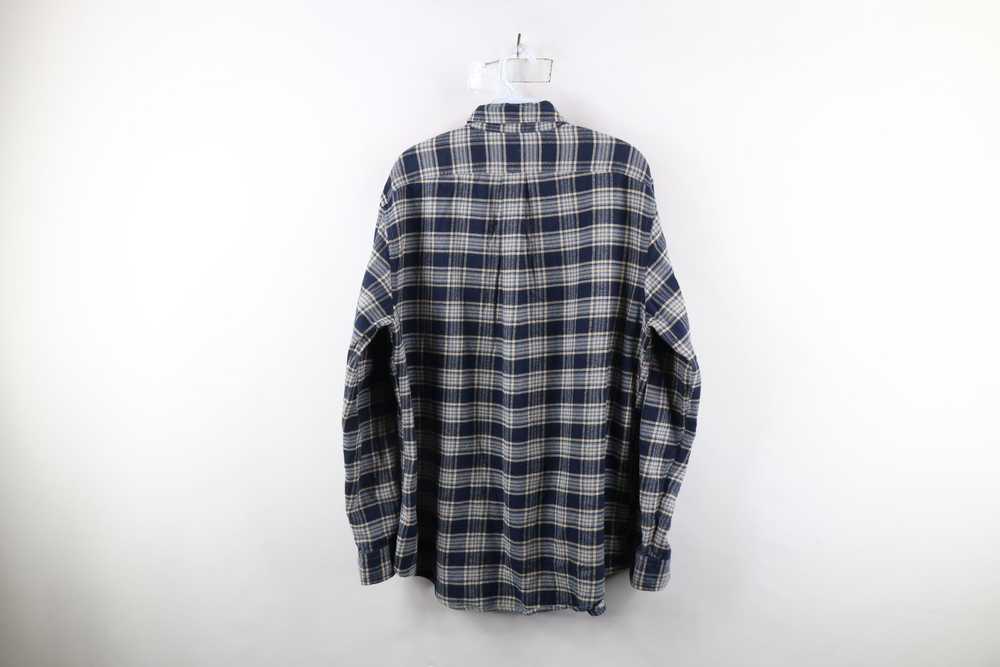 Lands End × Vintage Vintage Lands End Fit Flannel… - image 12