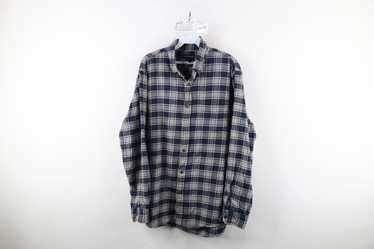 Lands End × Vintage Vintage Lands End Fit Flannel… - image 1