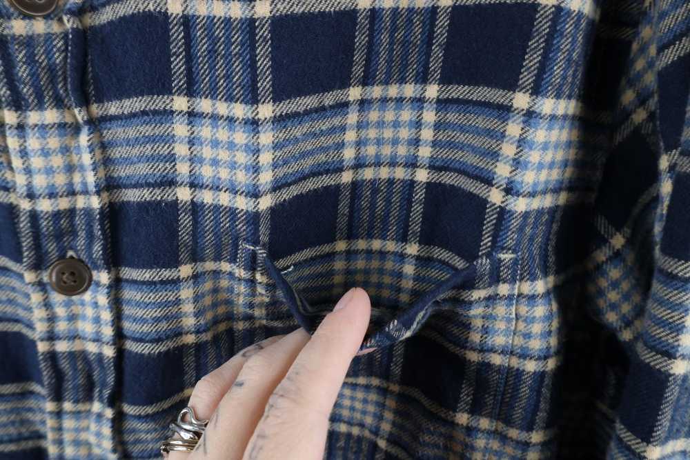 Lands End × Vintage Vintage Lands End Fit Flannel… - image 4