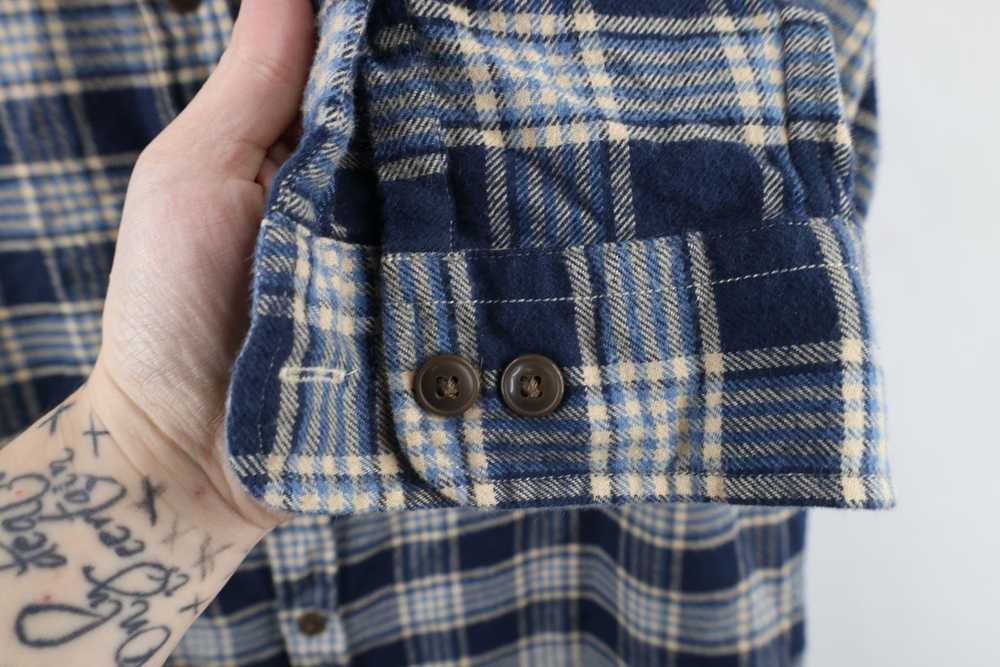 Lands End × Vintage Vintage Lands End Fit Flannel… - image 7