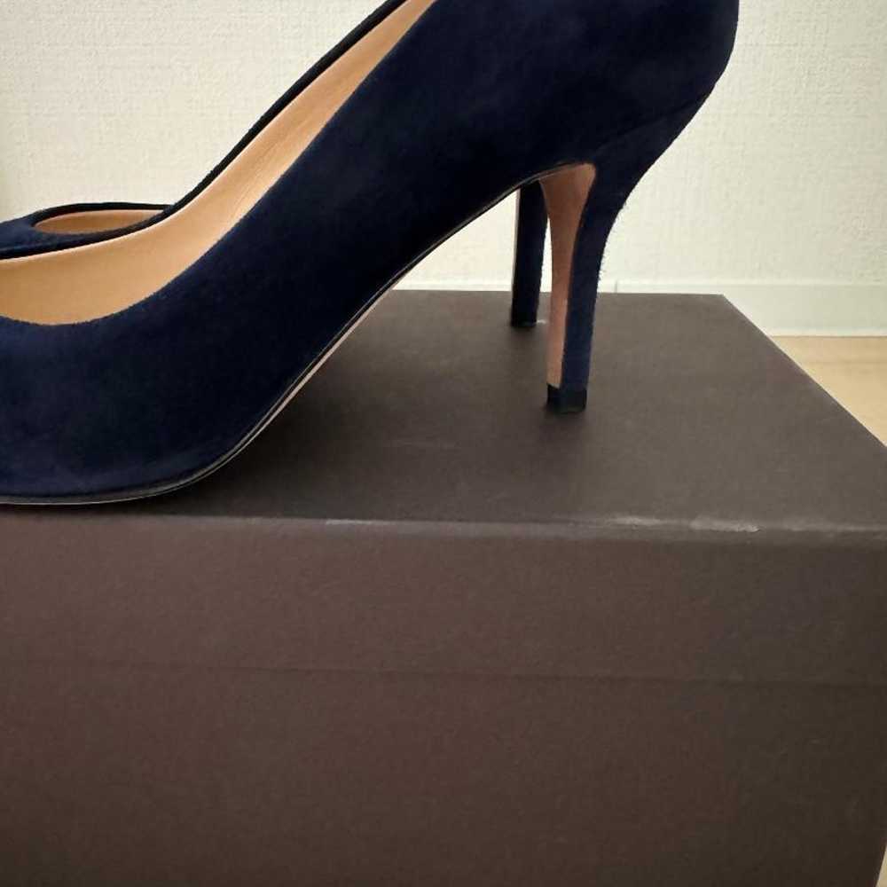 PELLICO Andrea suede plain pumps in navy color. - image 4