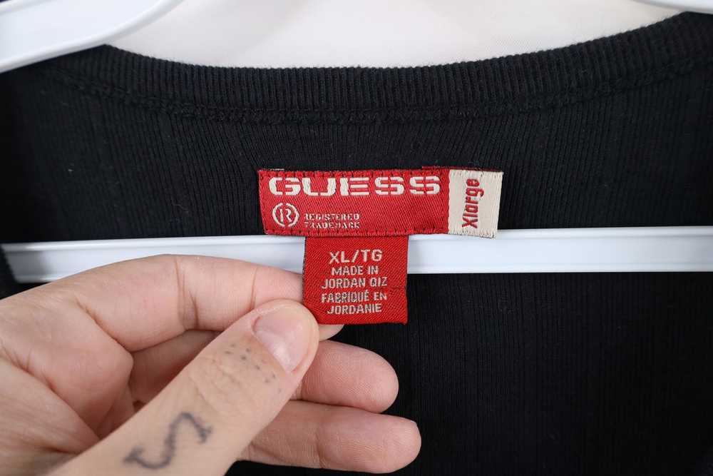 Guess × Vintage Vintage 90s Guess Ribbed Knit Lon… - image 4