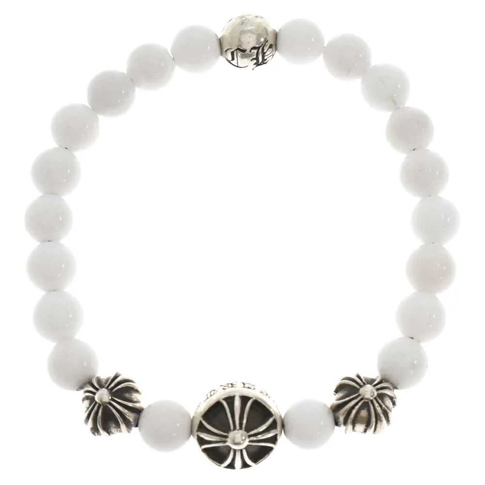 Chrome Hearts Chrome Hearts White Bead Bracelet - image 1