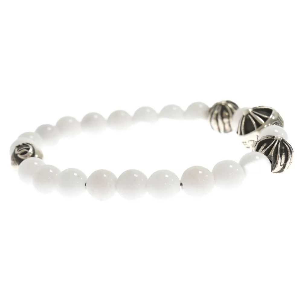 Chrome Hearts Chrome Hearts White Bead Bracelet - image 4