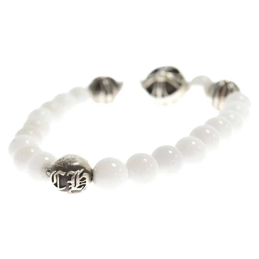 Chrome Hearts Chrome Hearts White Bead Bracelet - image 5