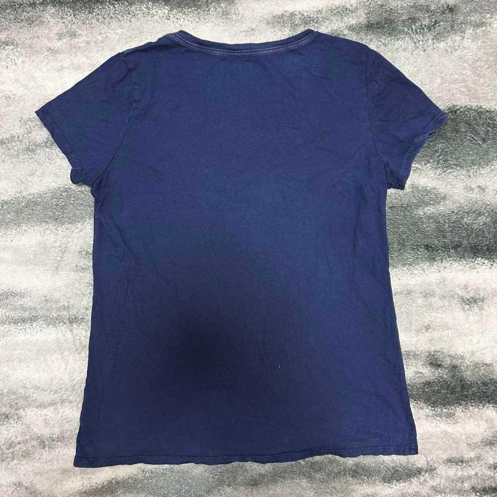 GAP Gap T-shirt short sleeve plain V-neck America… - image 2