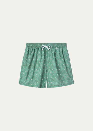 Loro Piana o1srvl11e1024 Bay Swim Trunk in Green