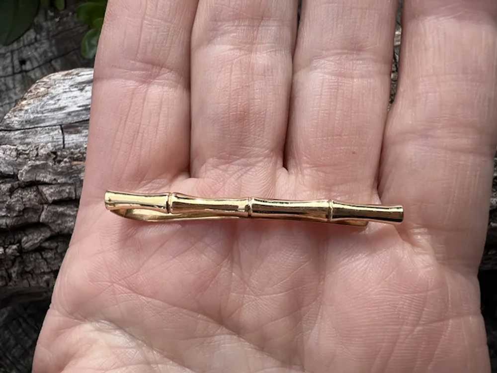 Tiffany and Co 14K Yellow Gold Tie Bar - image 3