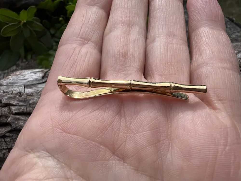 Tiffany and Co 14K Yellow Gold Tie Bar - image 4