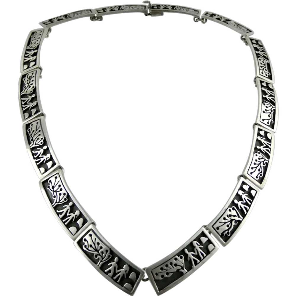 Los Ballesteros Taxco Mexico Sterling Silver Glyp… - image 1