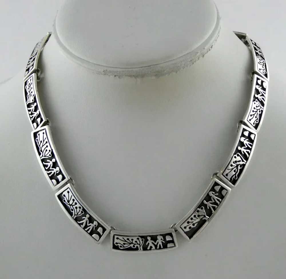 Los Ballesteros Taxco Mexico Sterling Silver Glyp… - image 2