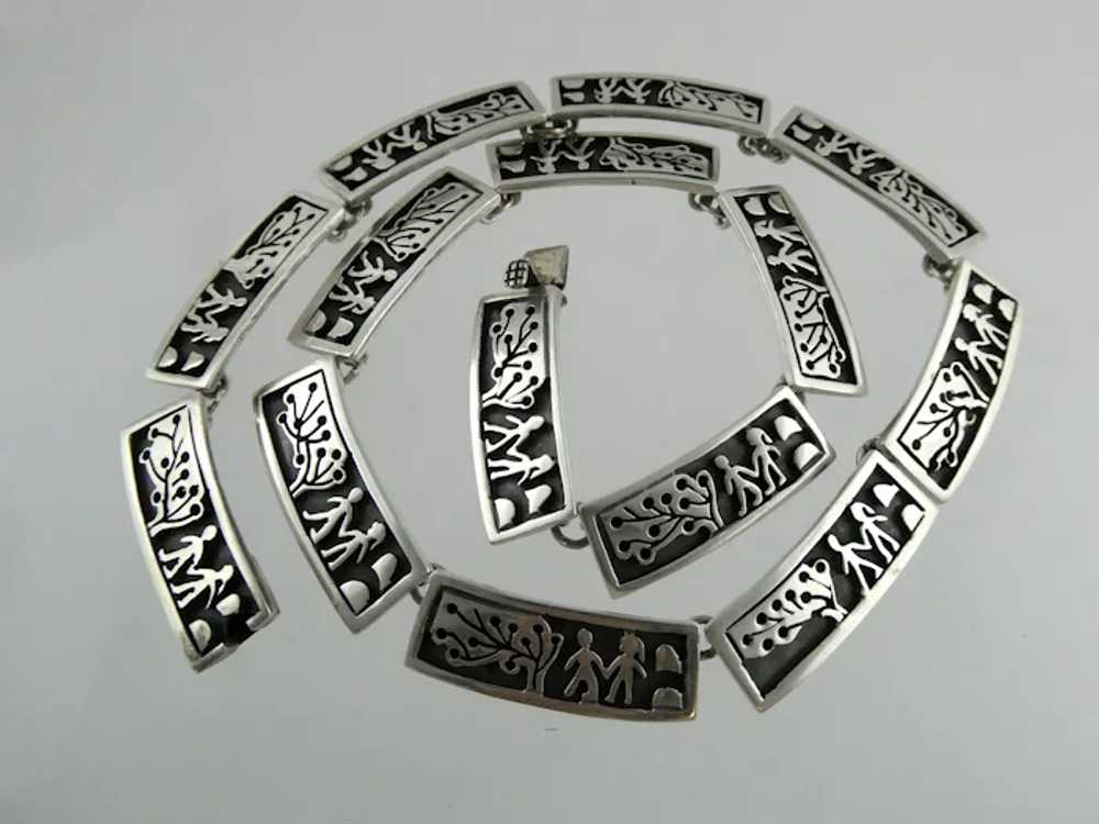 Los Ballesteros Taxco Mexico Sterling Silver Glyp… - image 5