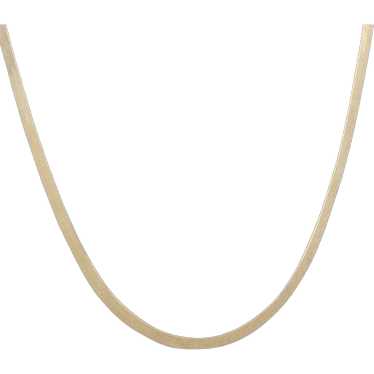 14k Yellow Gold Herringbone Chain 13.40g