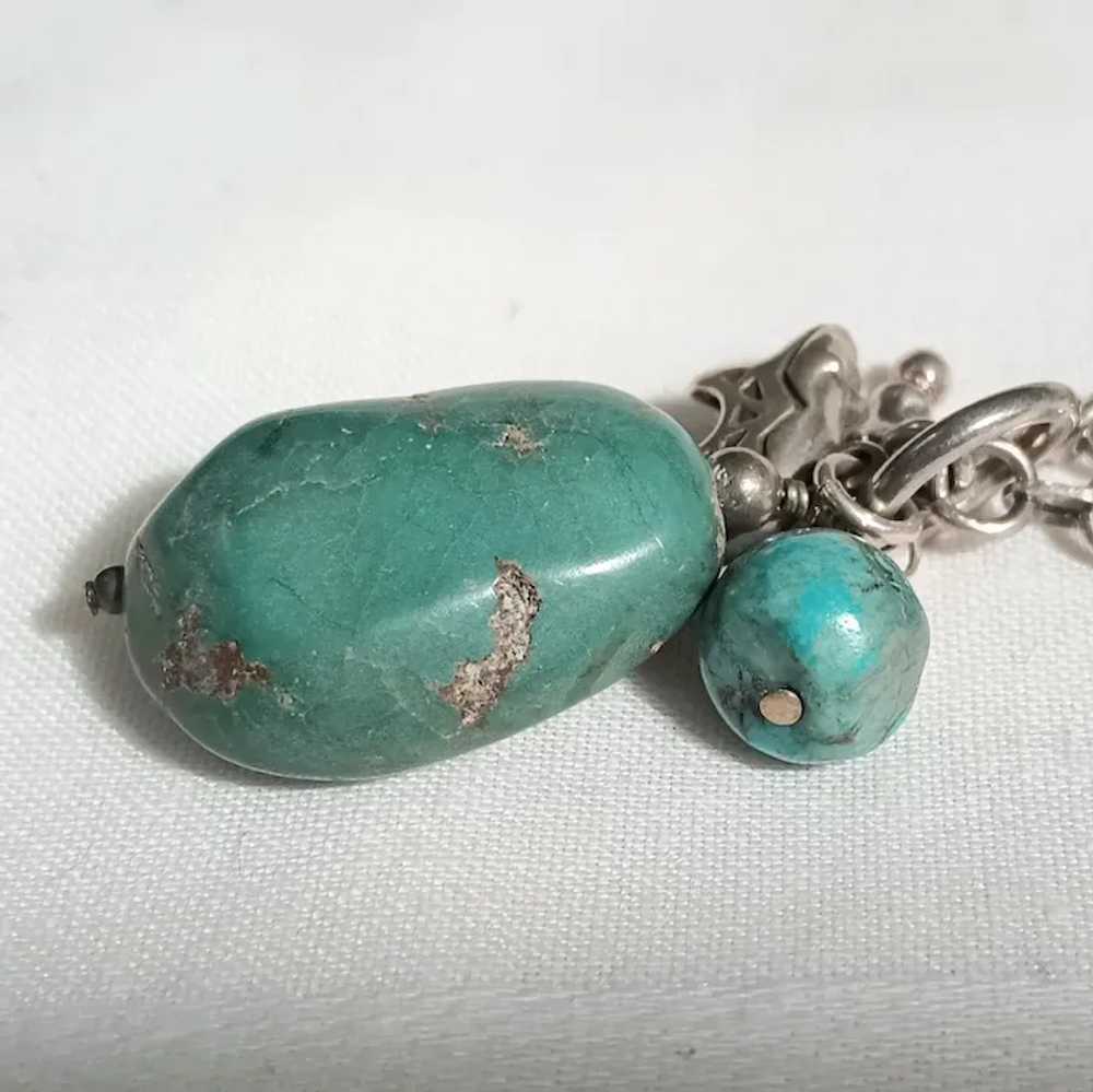 Shube Dakota southwest sterling necklace turquois… - image 3