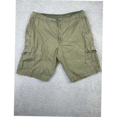 Nike Authentic Mens XL Green Khaki Cargo Shorts f… - image 1