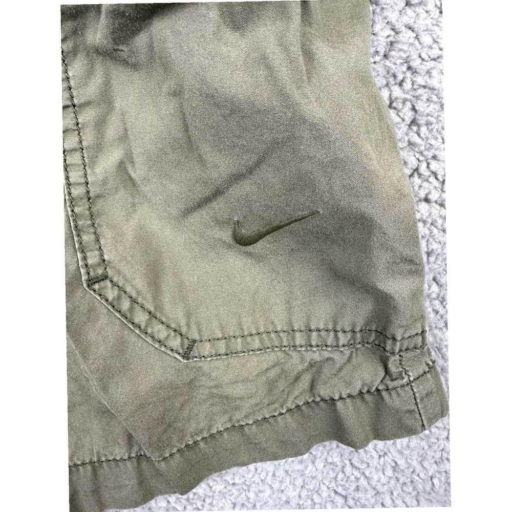 Nike Authentic Mens XL Green Khaki Cargo Shorts f… - image 3