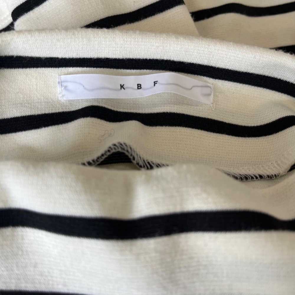 KBF Urban Research Boat Neck Border Cut and Sewn … - image 3