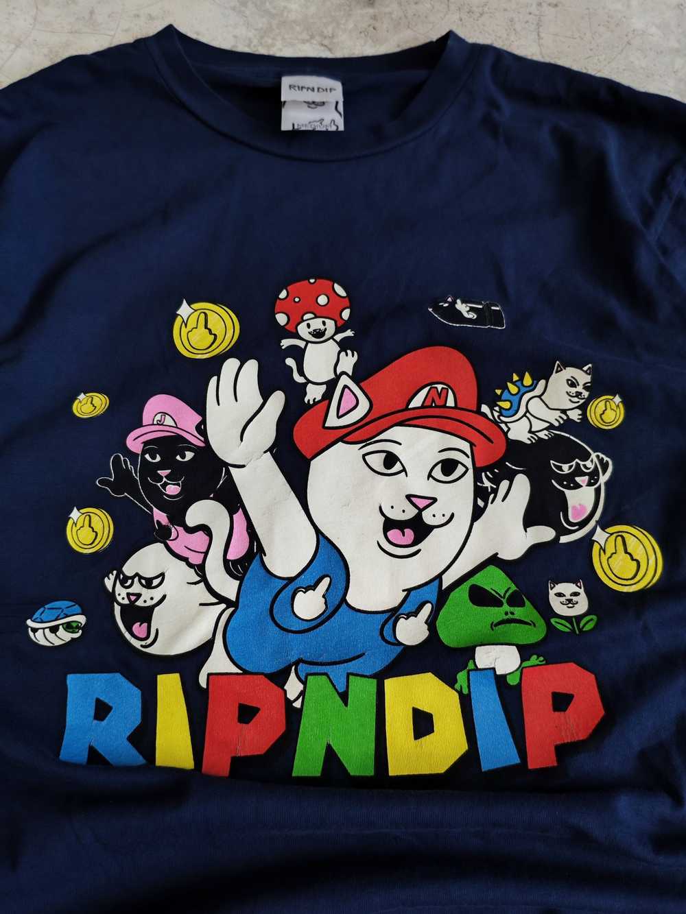 Band Tees × Humor × Rip N Dip Ripndip Super Mario… - image 4