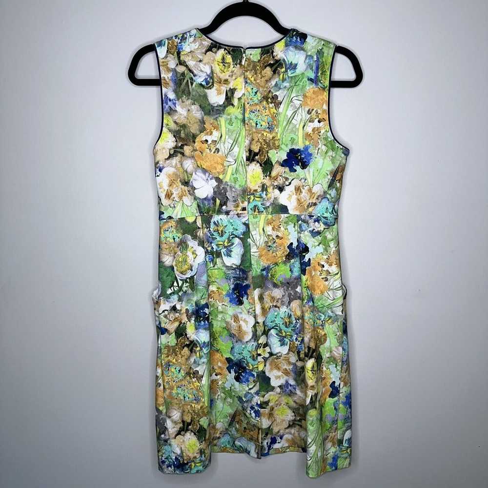 Lands’ End Women’s Floral Watercolor Ponte Knit D… - image 3