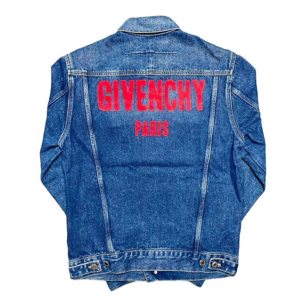 Givenchy Logo Trucker Denim Jacket Indigo - image 1