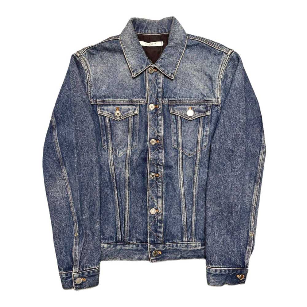 Givenchy Logo Trucker Denim Jacket Indigo - image 2