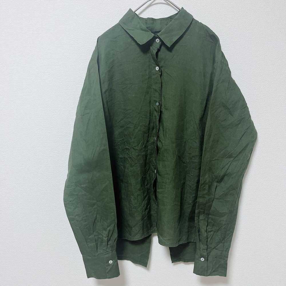 INDIBRAND Blouse Shirt Green F Korean brand Styli… - image 2