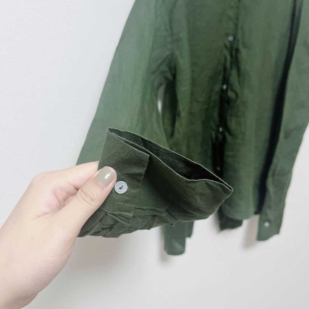 INDIBRAND Blouse Shirt Green F Korean brand Styli… - image 6