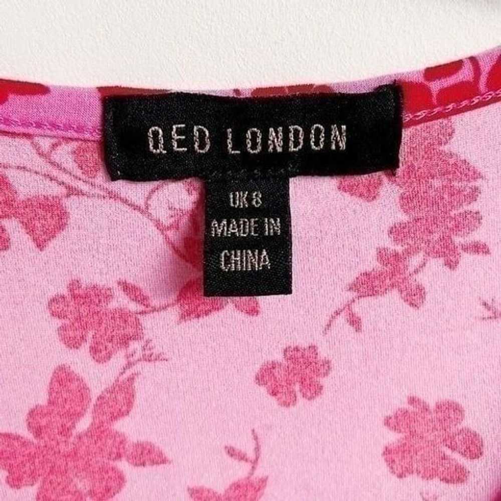 ASOS | QED London Pink and Red Soft Touch Wrap Dr… - image 7