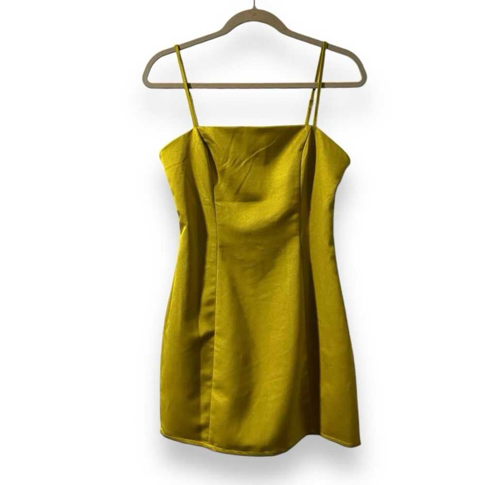 Superdown Sarah Chartreuse Sleeveless Mini Dress … - image 2