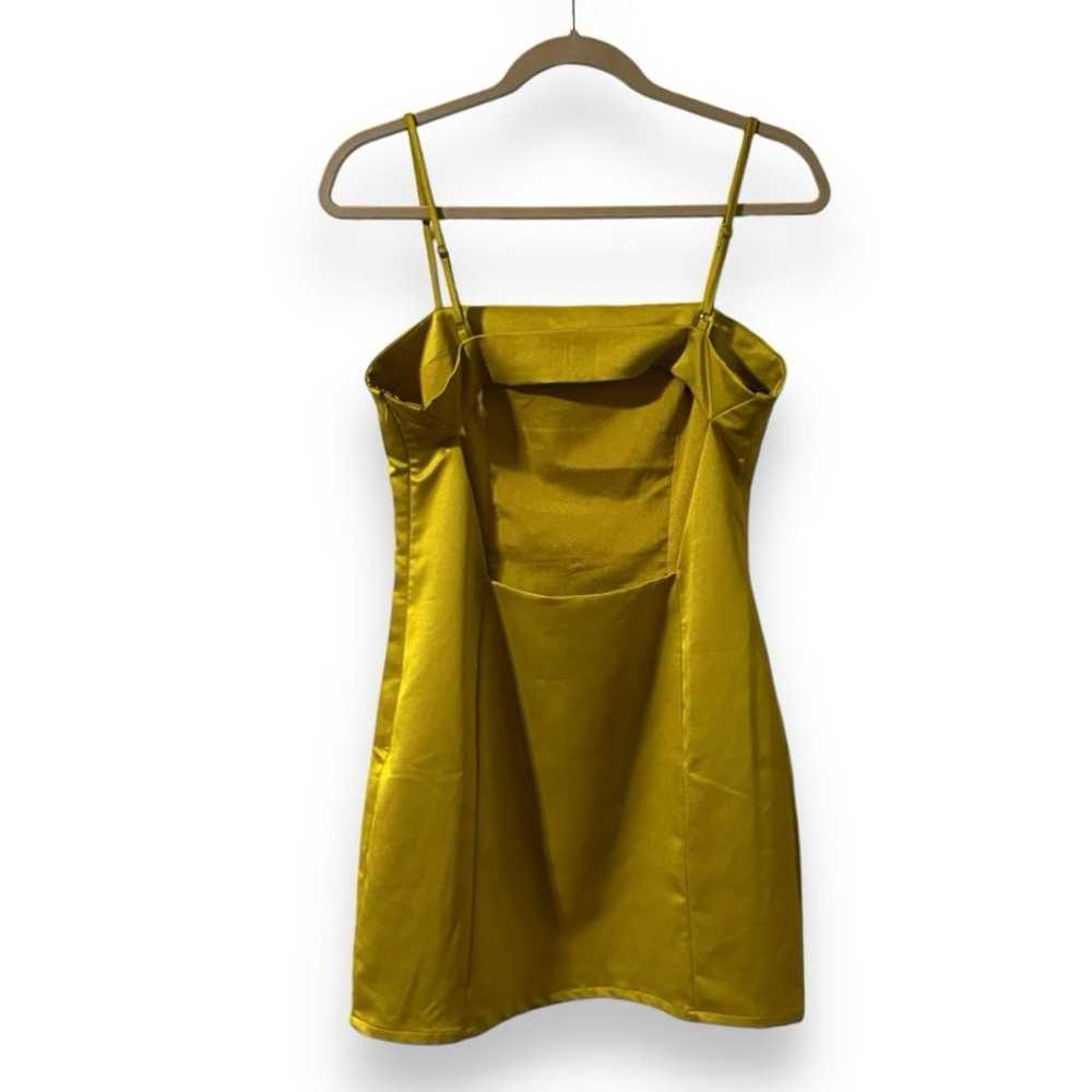 Superdown Sarah Chartreuse Sleeveless Mini Dress … - image 3