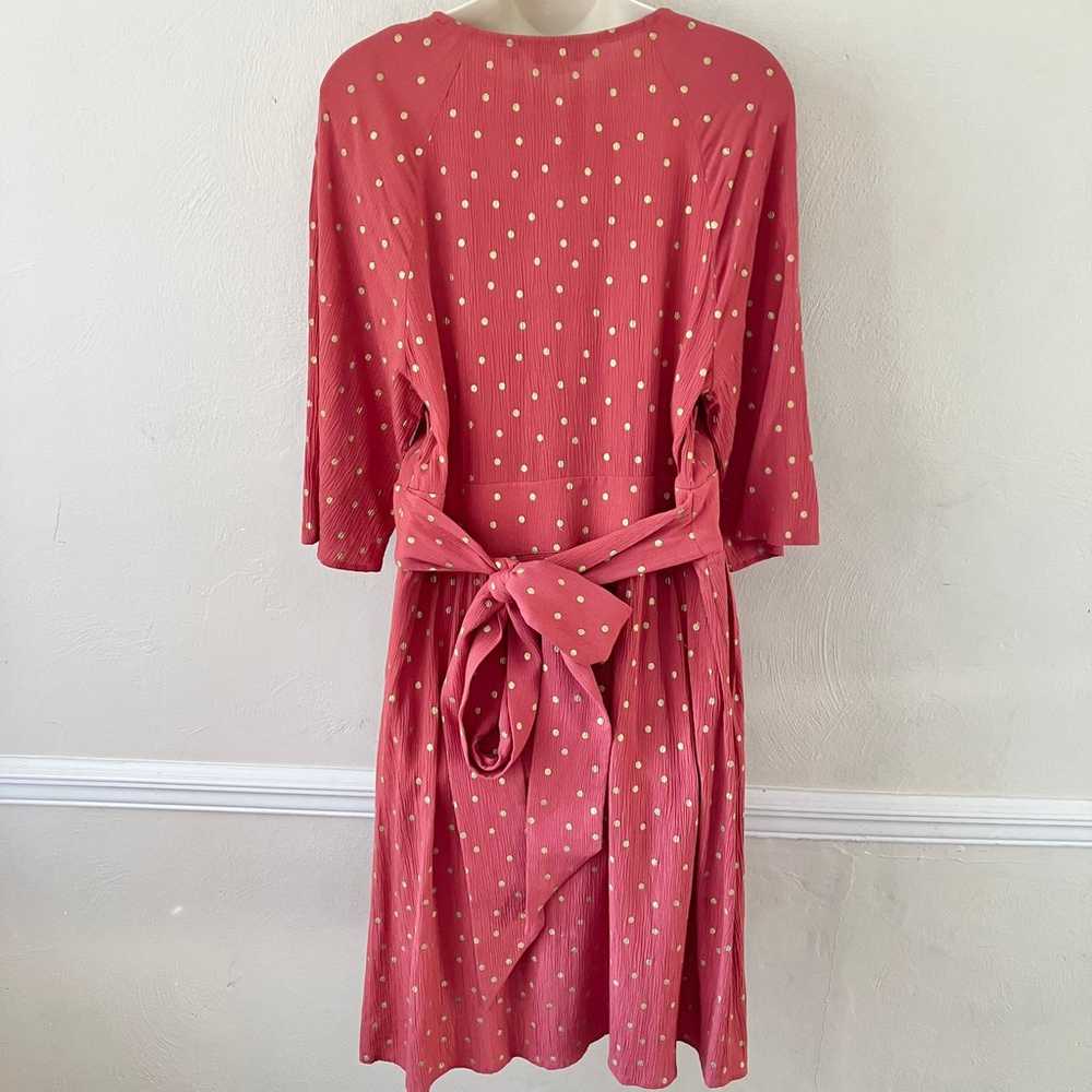 Boden Dominique Belted Polka Dot Dress - image 6